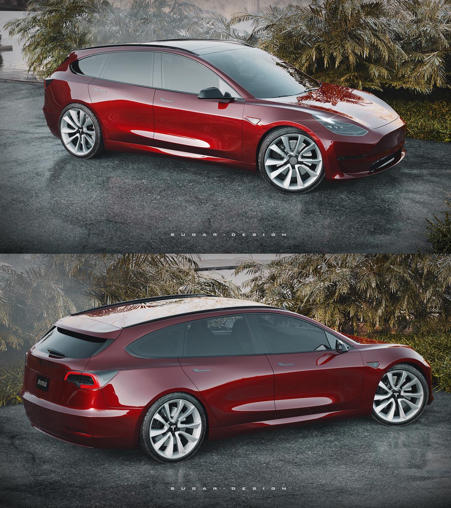 Tesla Model 3 Touring, de Sugar Design.