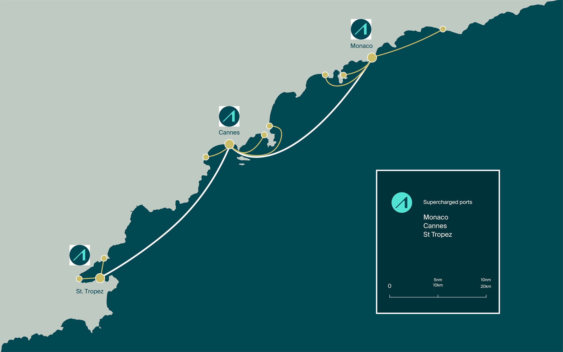 El desembarco inicial se desarrollará en puestos claves de la Costa Azul