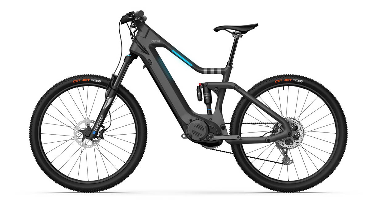 Okai EB200 bicicleta electrica-interior