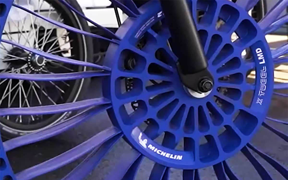 Michelin X TWEELruedas sin aire bicicletas electricas carga-detalle