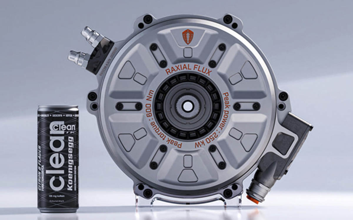 motor eléctrico Raxial Flux de Koenigsegg motocicletas eléctricas-interior