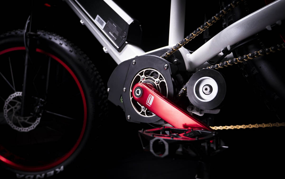 Bicicleta electrica Biktrix Juggernaut XD doble transmision-interior3