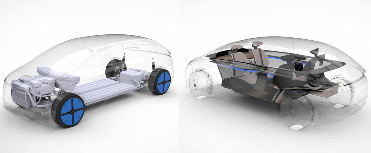 IUV coche electrico hibrido enchufable pila combustible hidrogeno DLR-interior2
