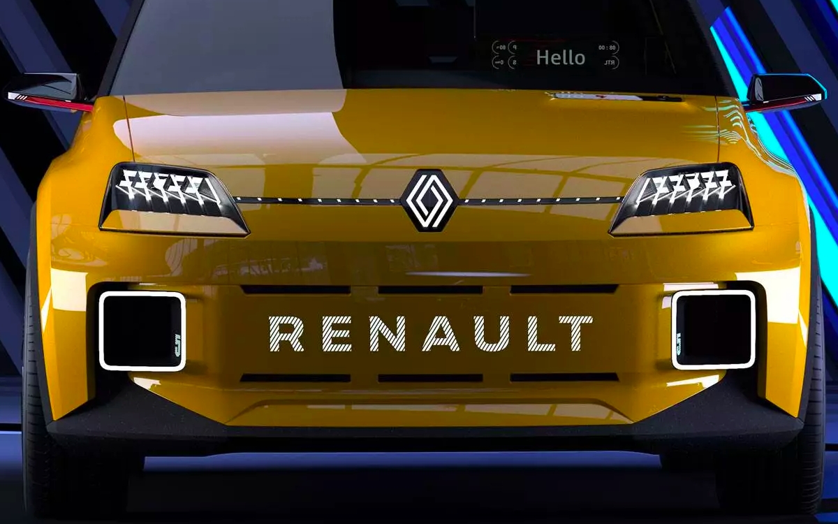 Renault 5 eléctrico conceptual.
