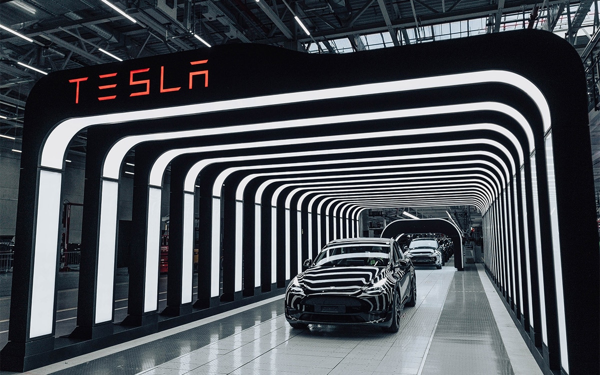 Tesla Model Y en Berlín.