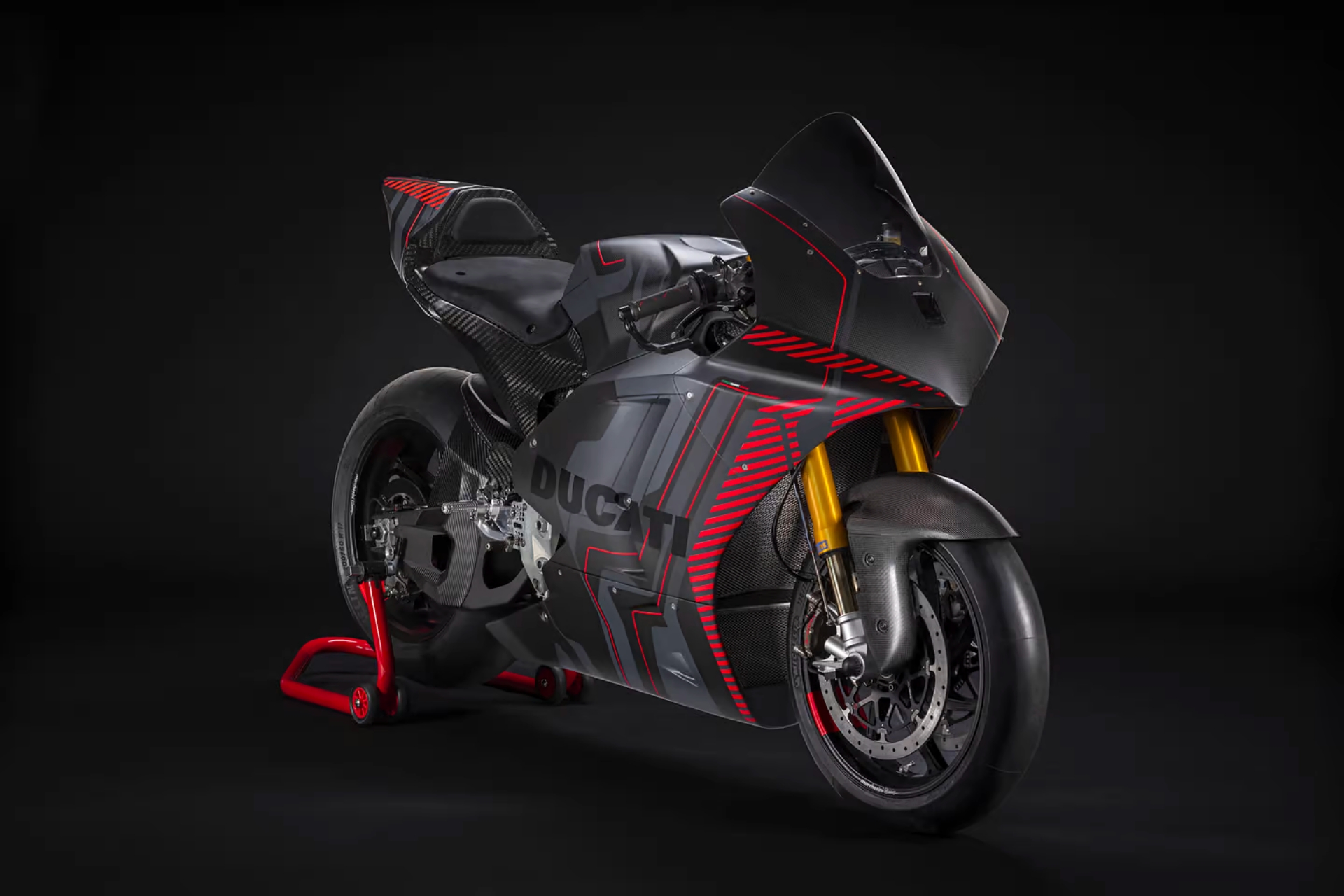 Así es la moto eléctrica de Ducati para MotoE.