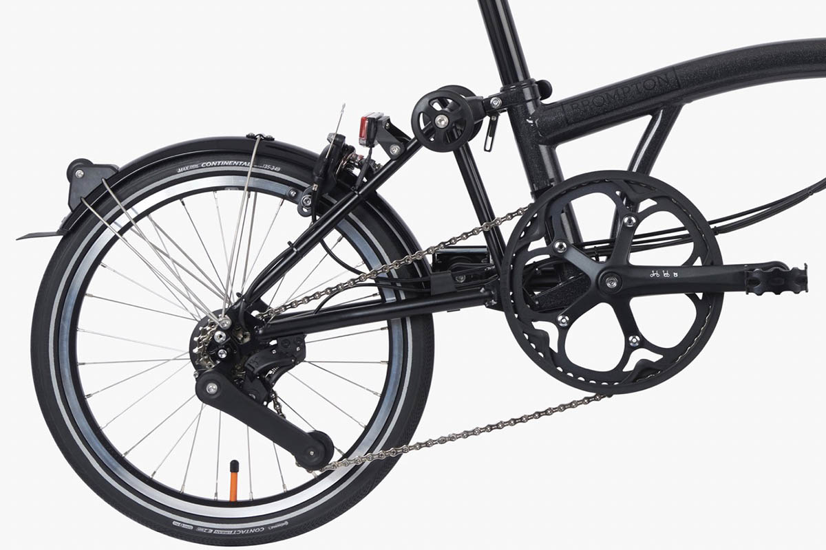 Brompton P Line bicicleta eléctrica plegable-interior2