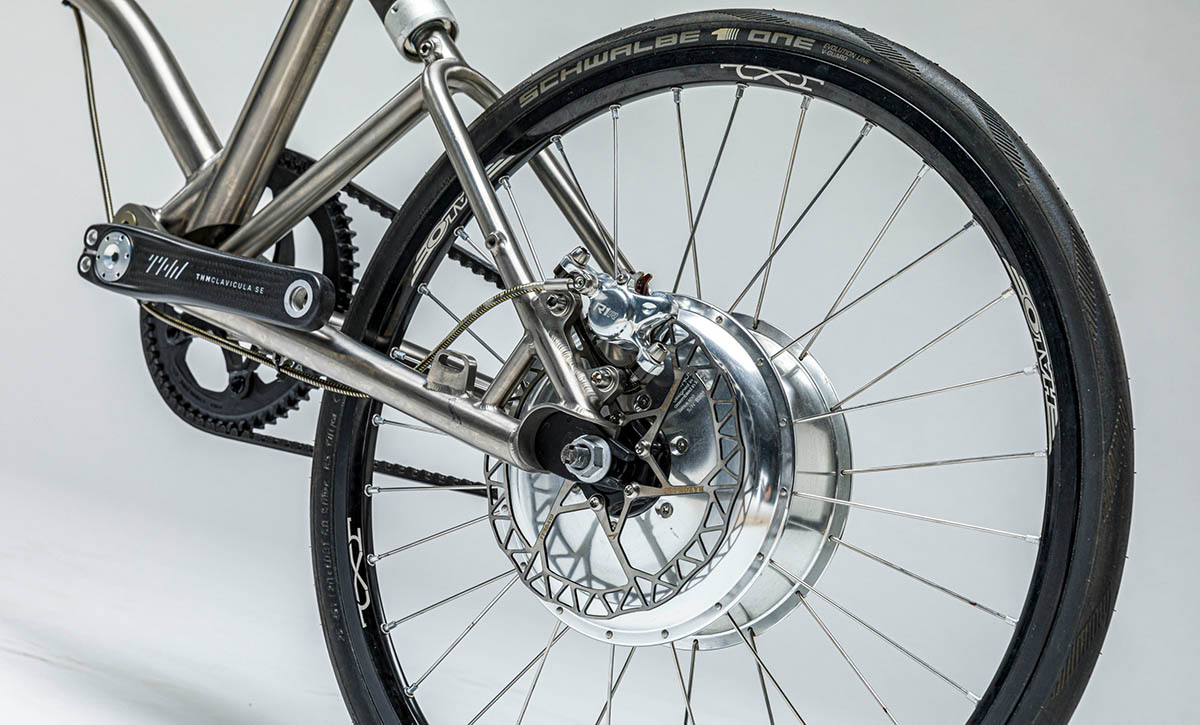 bicicleta electrica plegable Vello Bike+ Titanium KERS-interior2