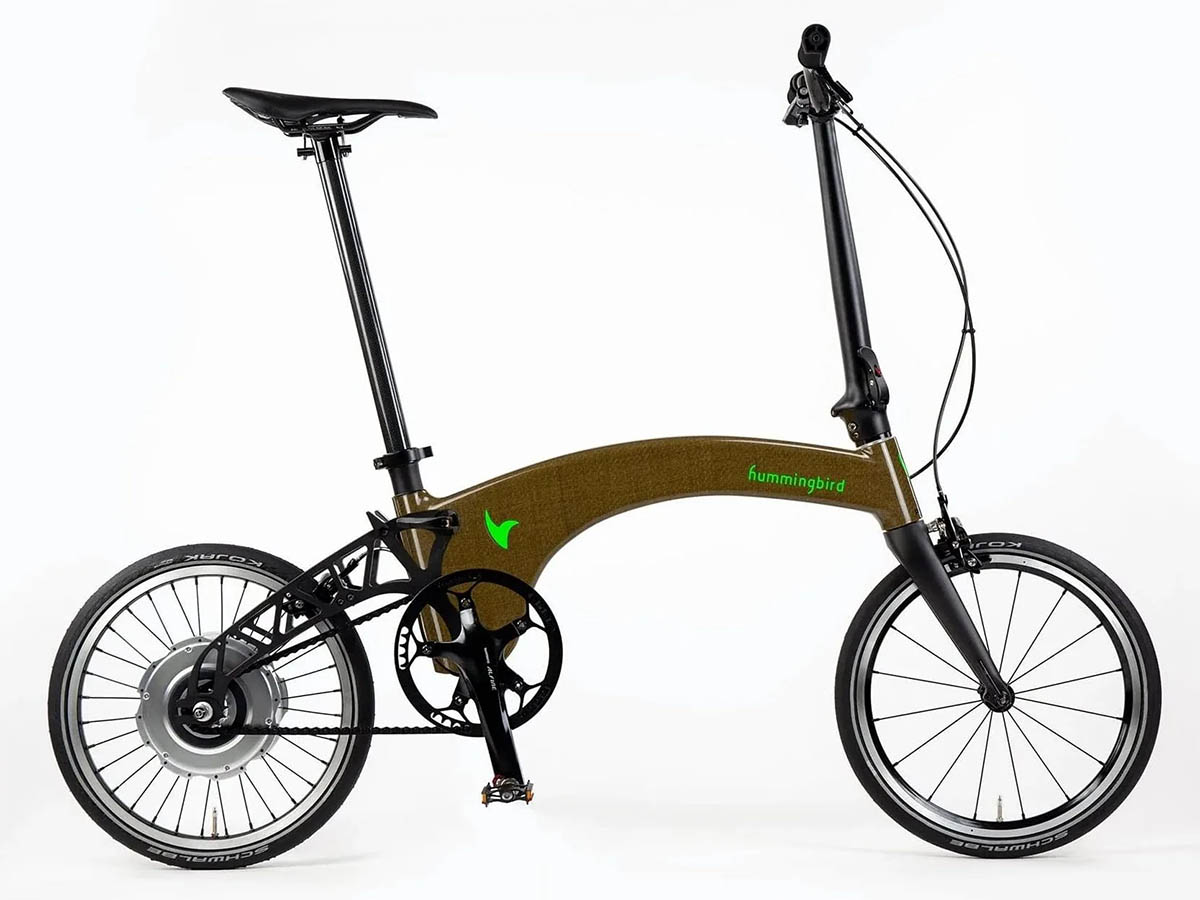 Hummingbird Flax bicicleta electrica fibra vegetal lino 10 kilogramos-interior1