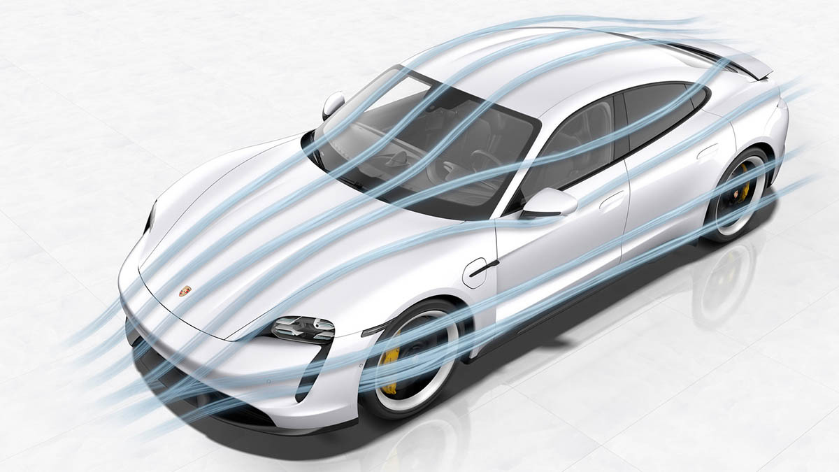 vibraciones porsche coches electricos mejorar aerodinamica-interior1